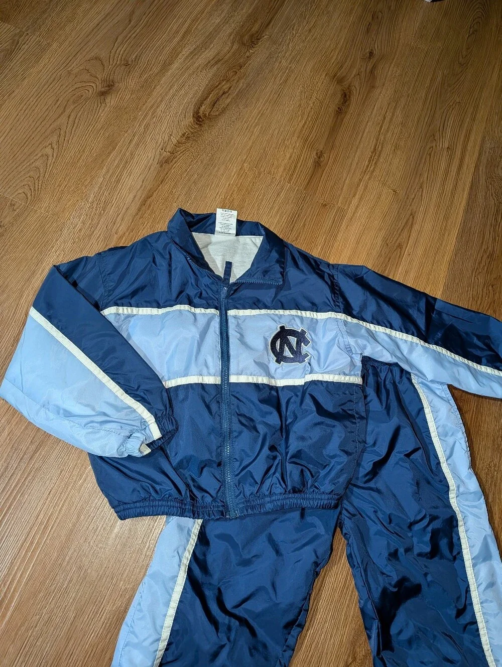 Vintage Kids' UNC Windbreaker Tracksuit 4T